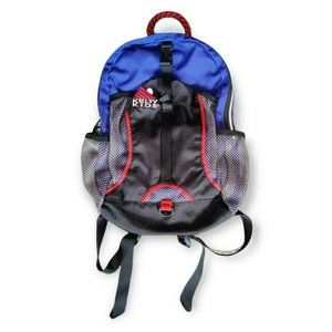 Vtg KELTY KIDS Royal Blue Backpack Trail Camping Hiking Bag